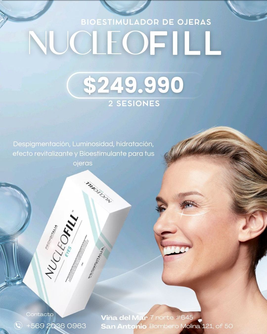 Nucleofill Eyes · $249.990